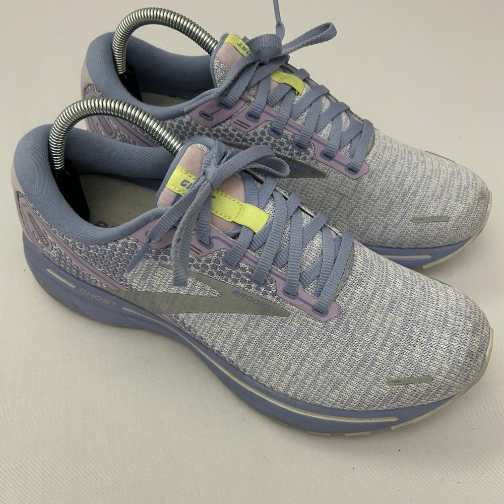 Brooks Shoes Ghost 14 Women 10‎ Lilac Purple Running Training Cushion Sneakers